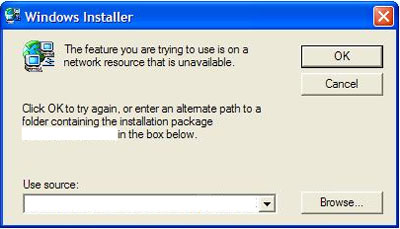Windows Installer Popup Screen